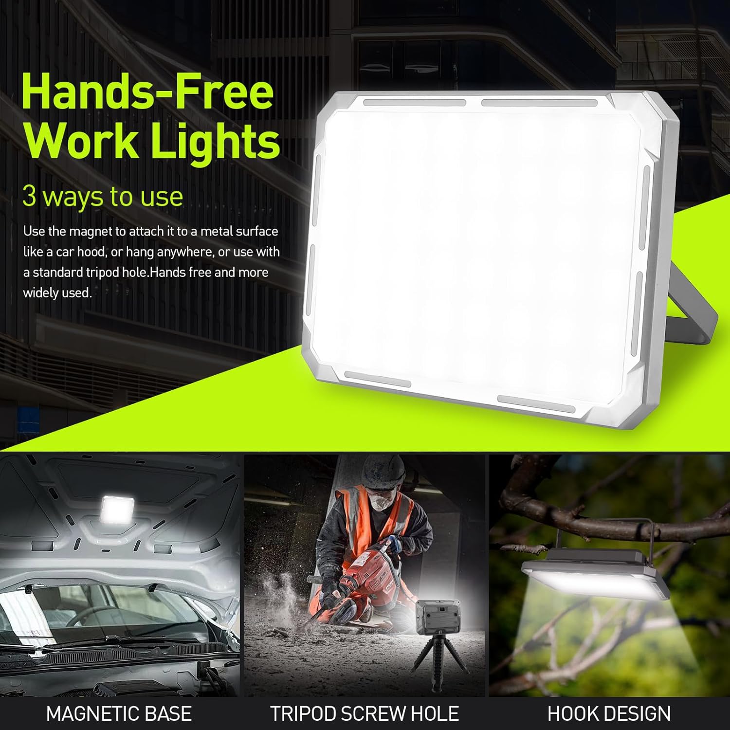 GearUP KXK-686 Rechargeable Multifunctional Work Light (50W)